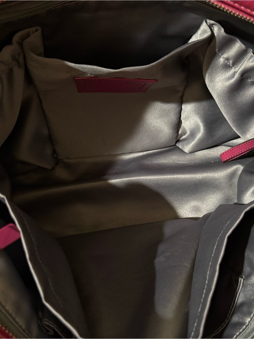 Coach Signature Leather Tote in Deep Raspberry - Picture 10 of 16